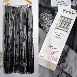 NWT Fancy Long Skirt By Jeffrey & Dara